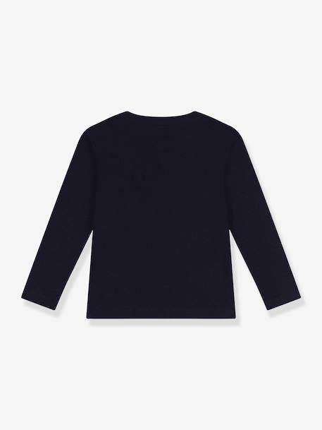 T-shirt manches longues marine 3 - vertbaudet enfant 