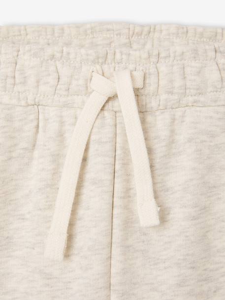 Pantalon de jogging garçon blanc chiné 3 - vertbaudet enfant 