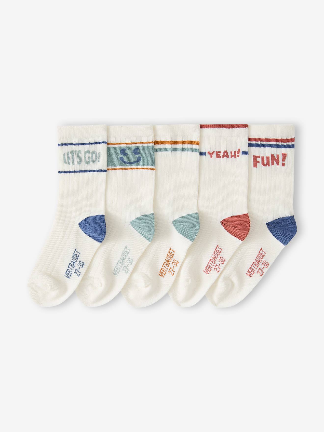 Lot de 5 chaussettes garon cru 12$