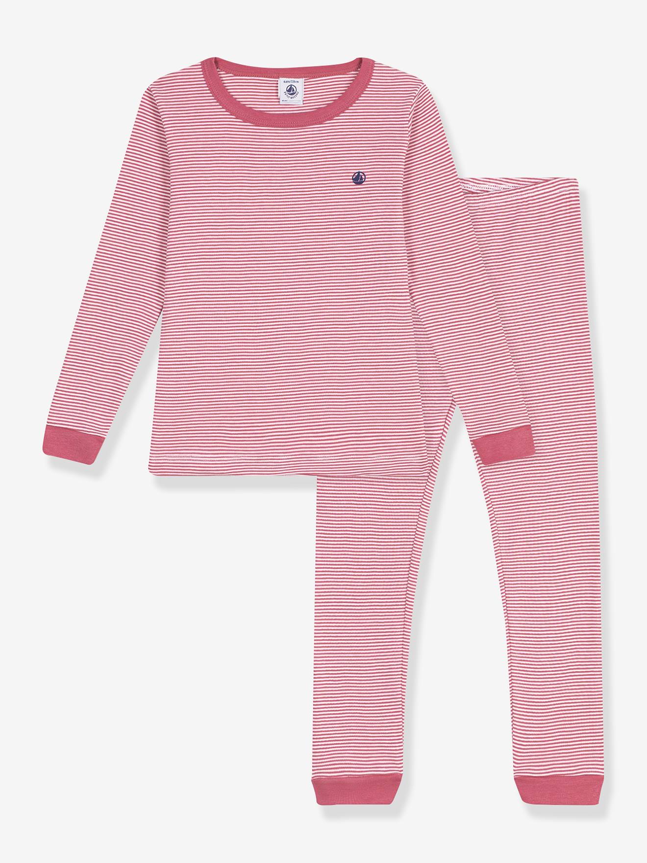Pyjama ajust rayures rose 32$