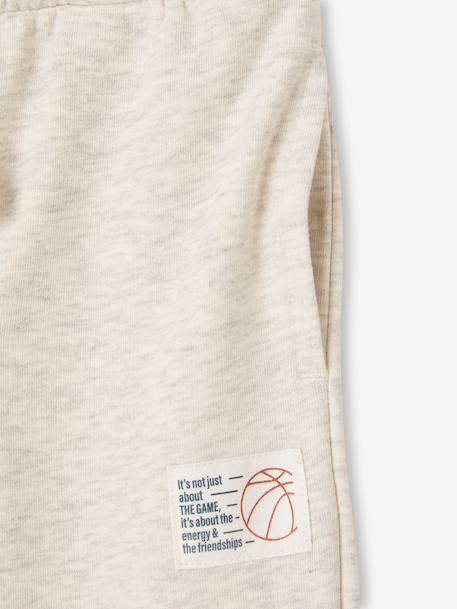 Pantalon de jogging garçon blanc chiné 4 - vertbaudet enfant 