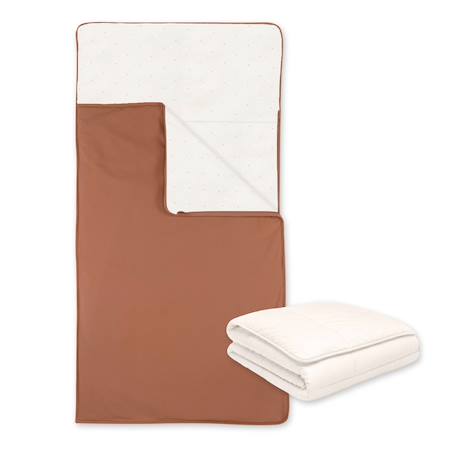 Sac de couchage nomade bébé - tog 1-3 confort 4 saisons Moka+Popcorn+Stone 1 - vertbaudet enfant 