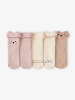 -Lot de 5 bottons bébé fille