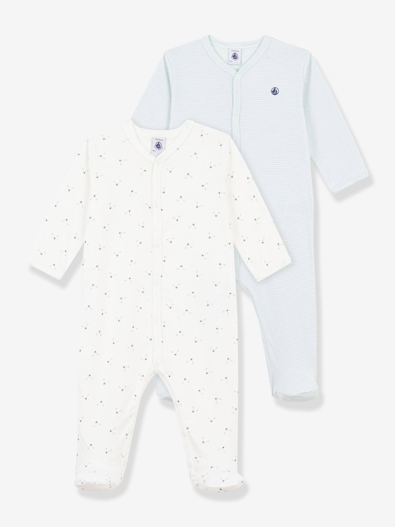 Lot 2 pyjamas bb vert clair 49 €