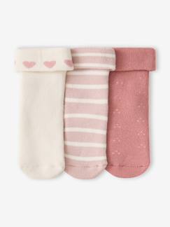 -Lot de 3 soquettes bébé fille