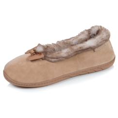 Vêtements de grossesse-Chaussons-Chaussons ballerines en velours, semelle ultra confort, soutient votre voûte plantaire, mousse à mémoire de forme