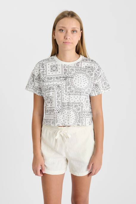 Fille-T-shirt, sous-pull-Tee-shirt delugi