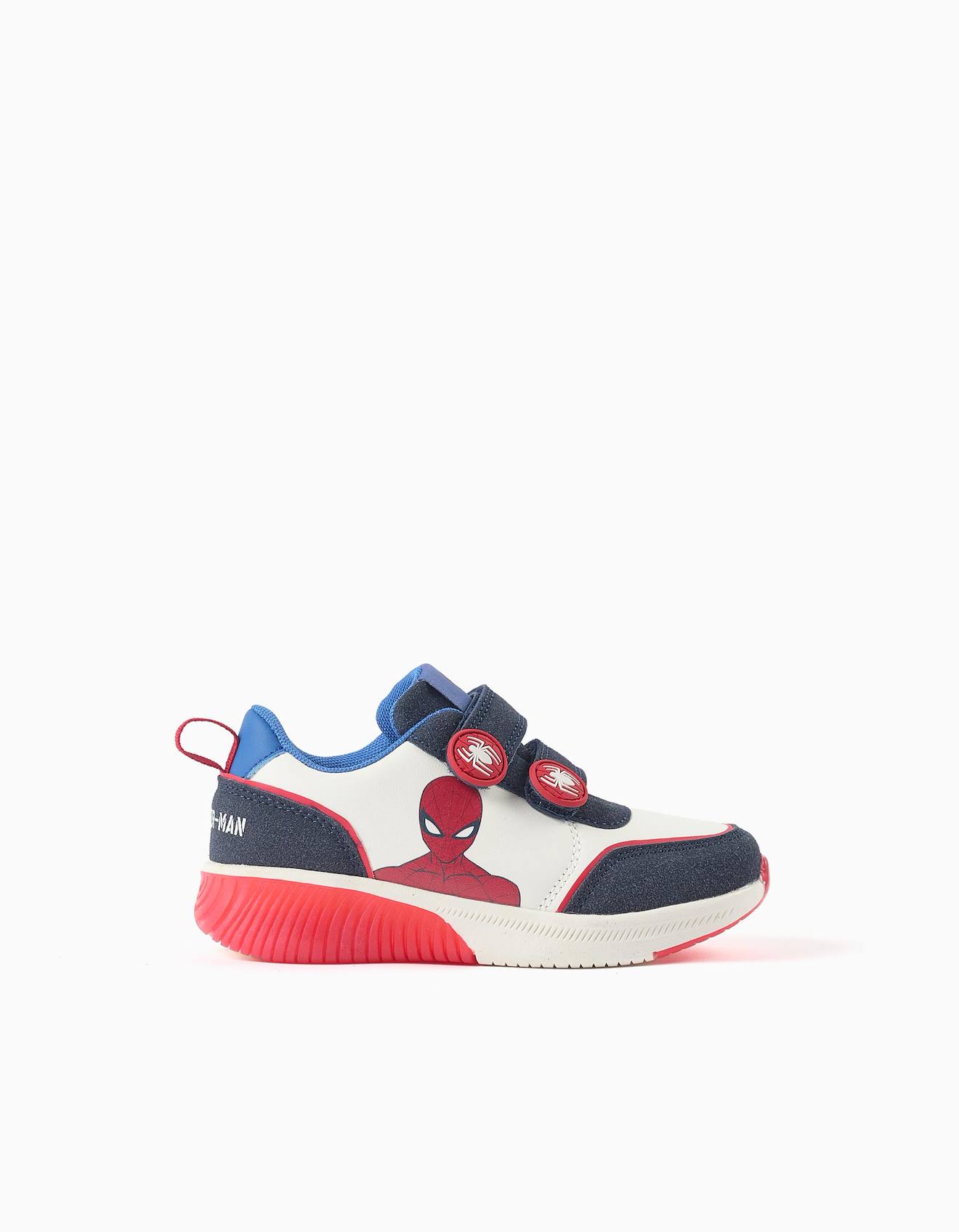 Baskets Lumineuses Avec Imprimé Spider-man Bleu Foncé Baskets Lumineuses Avec Imprimé Spider-man Bleu Foncé