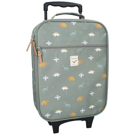 Kidzroom - Valise Enfant À Roulettes Vert