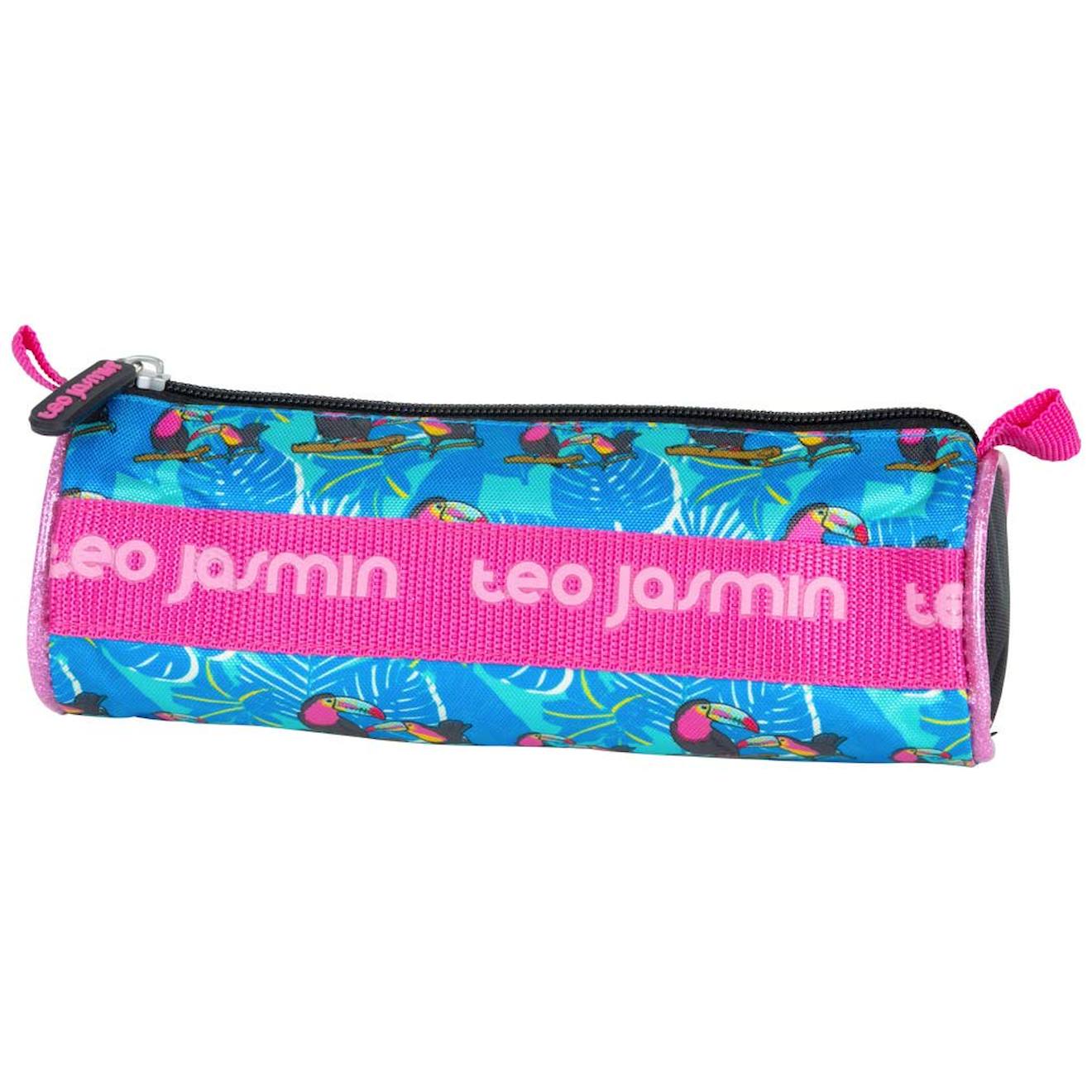 Trousse Ronde Teo Jasmin 22 Cm Cerise - Fermeture Zippe Teo Jasmin Noir Rose Bleu 11 €