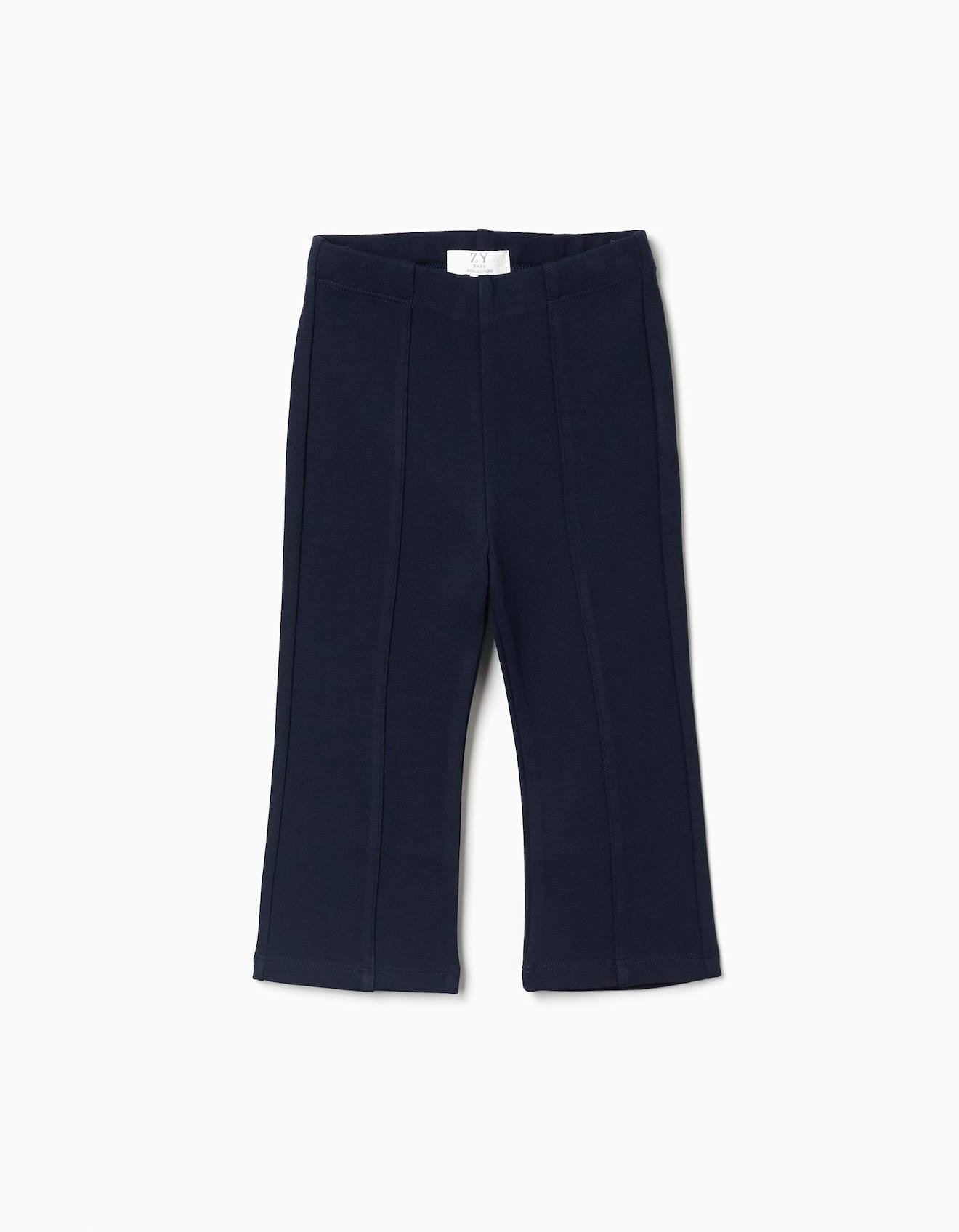 Legging Évasé En Ponte De Roma Bleu Foncé