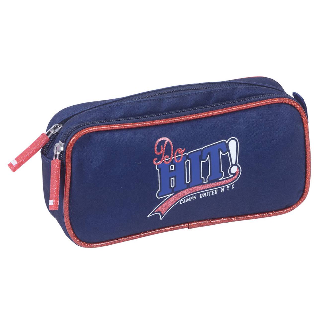 Trousse Rectangulaire Zippe Camps 22 Cm 2 Compartiments Bleu Bleu Marine 14 €