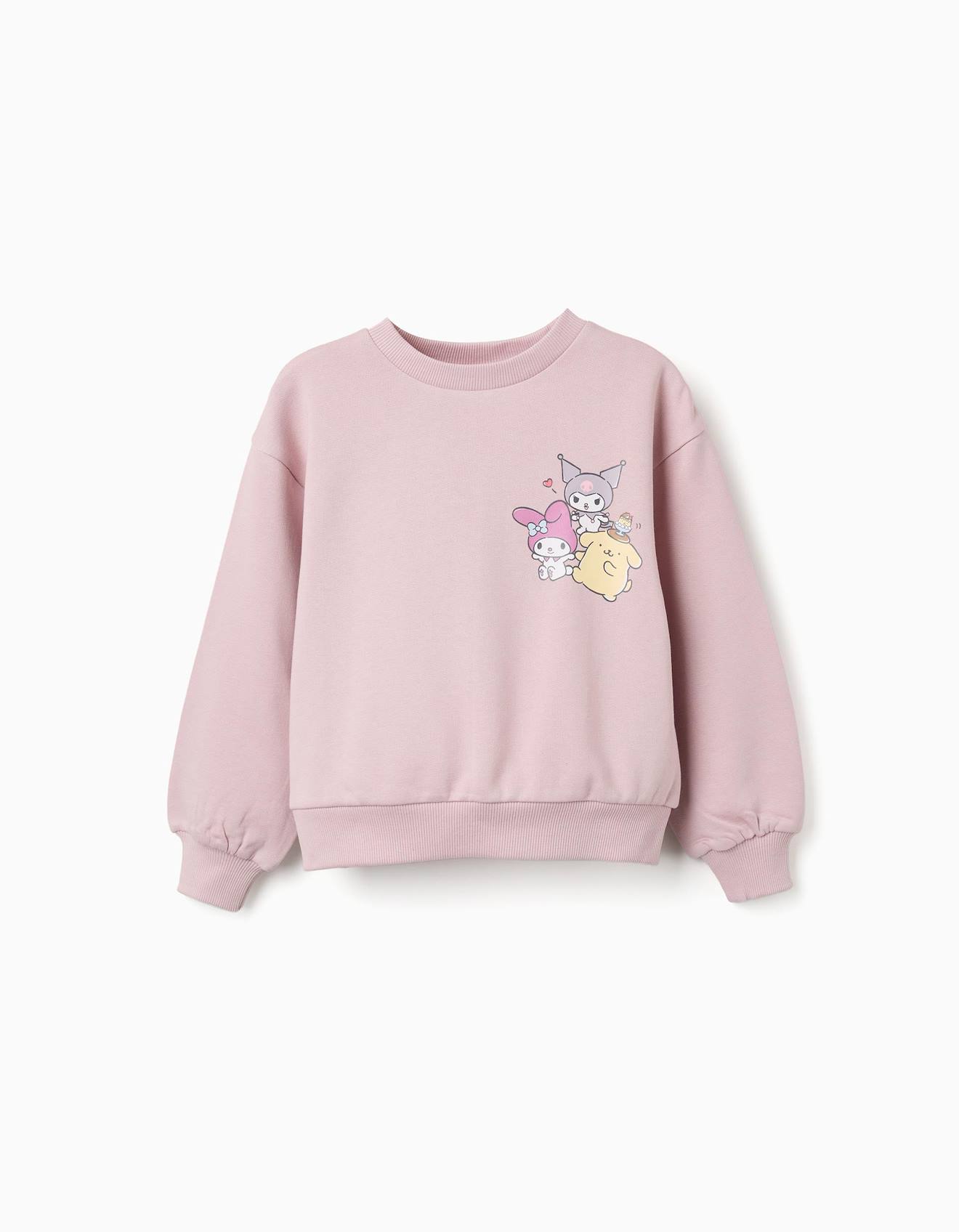 Sweat En Coton Avec Imprim Kuromi Friends Mauve Clair 30 €