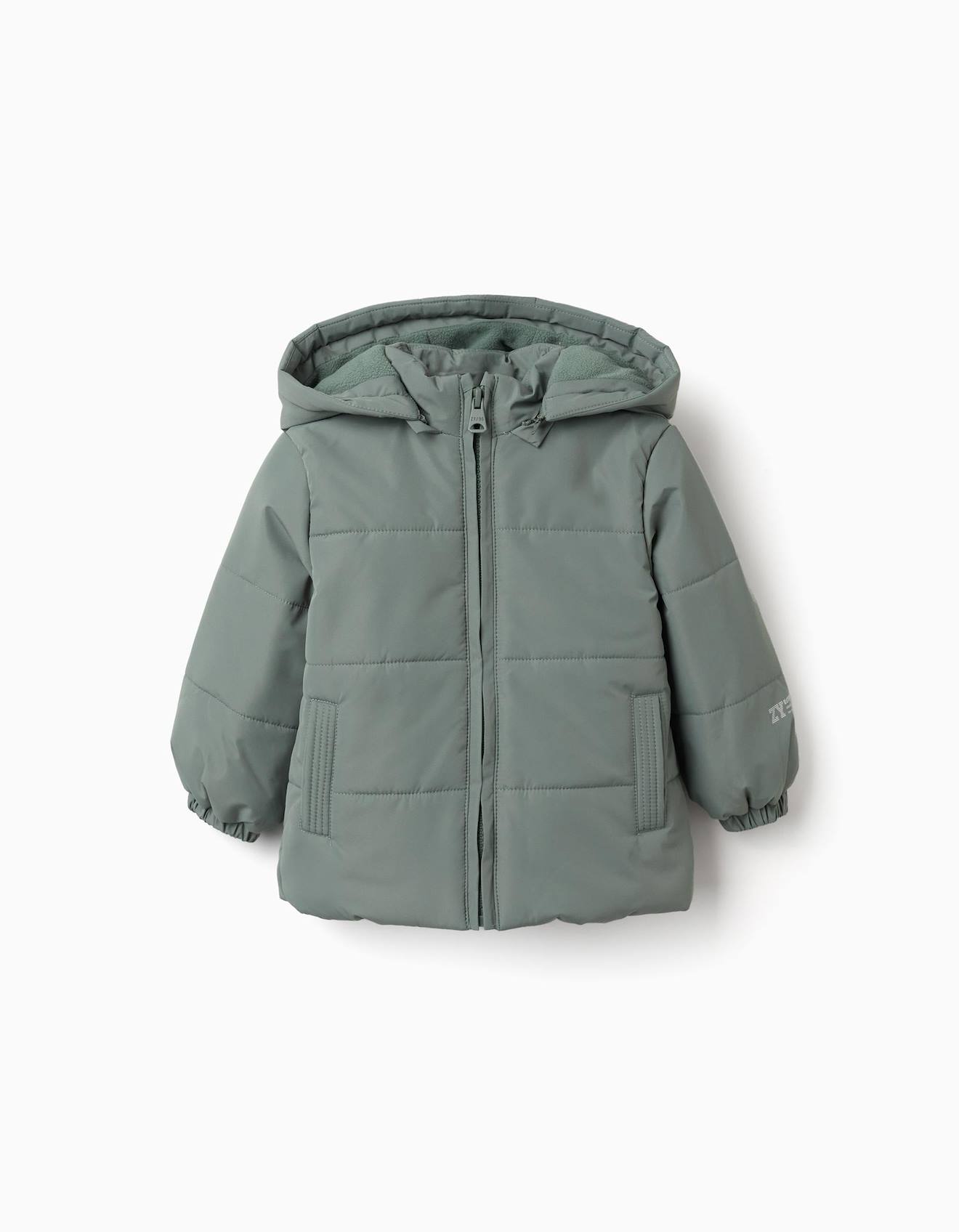 Doudoune Avec Doublure En Polaire Et Capuche Amovible Vert Fonc 26$