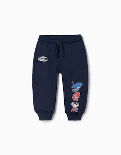 -Pantalon de jogging en coton avec imprimé super friends