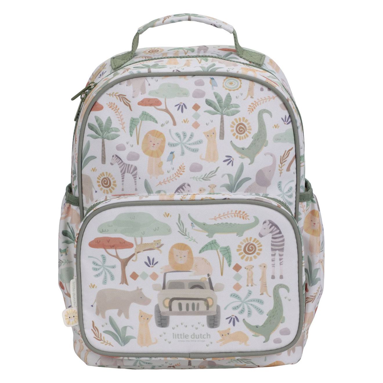 Grand Sac Dos Safari Friends Blanc 30 €