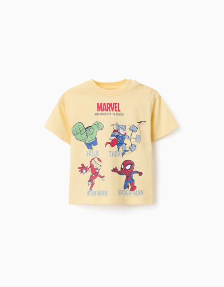 Bébé-T-shirt, sous-pull-T-shirt garçon manches courtes Marvel Heroes