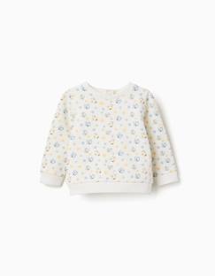 -Sweat en coton peigné avec motif coloré