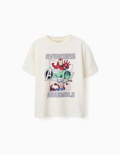 Garçon-T-shirt, polo, sous-pull-T-shirt-T-shirt en coton avec imprimé avengers