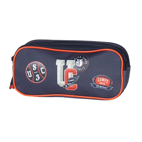 Fille-Accessoires-Trousse rectangulaire zippée camps – 22 cm, 2 compartiments
