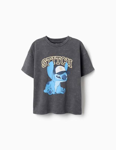 T-shirt en coton avec imprimé stitch  - vertbaudet enfant