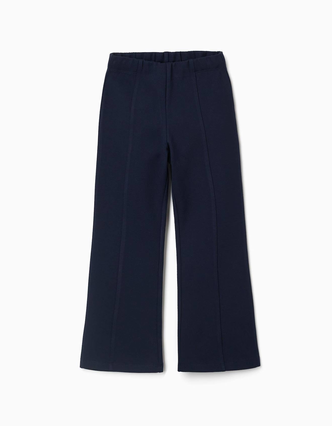 Legging Évasé En Ponte De Roma Bleu Foncé
