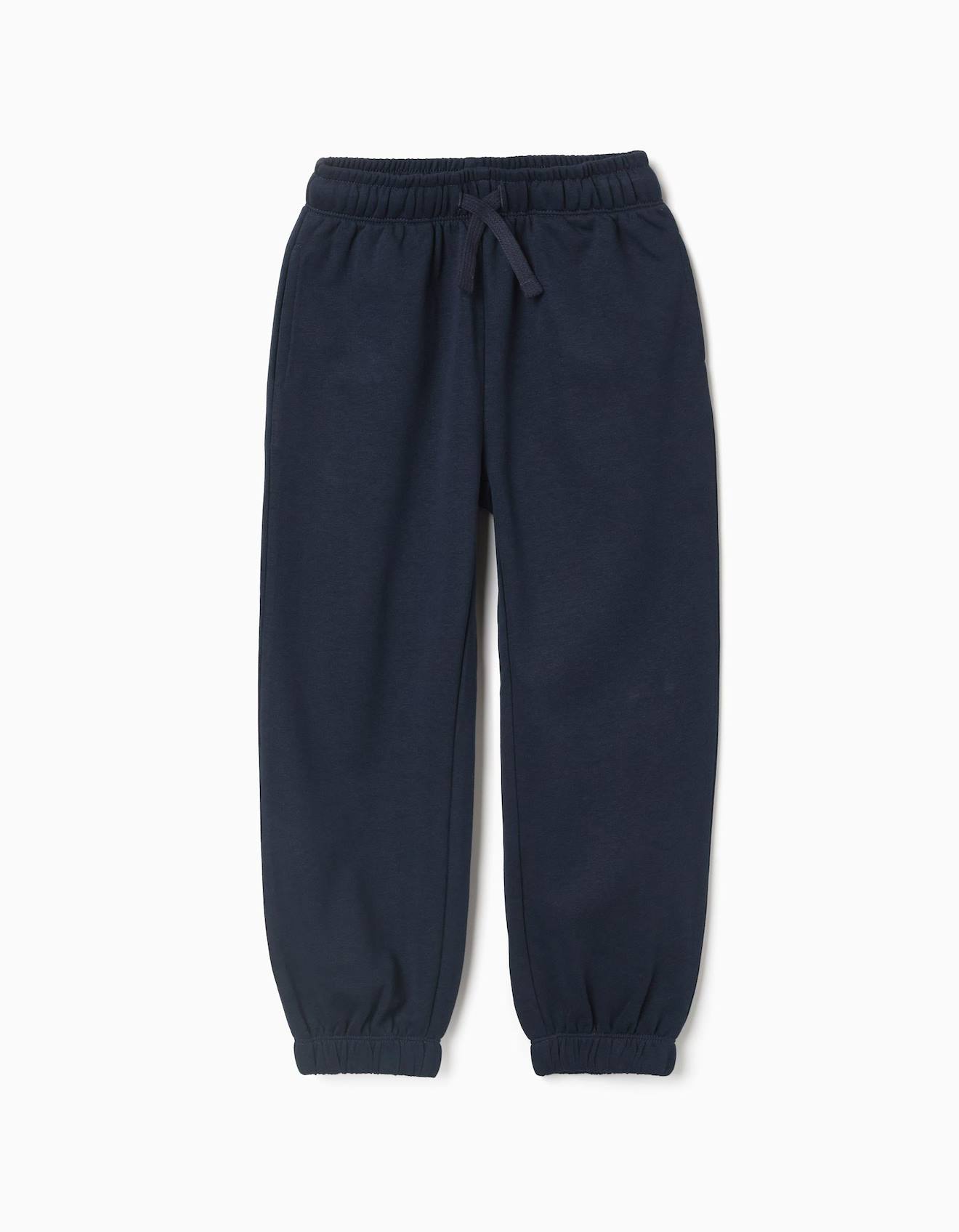Pantalon De Jogging En Molleton Avec Cordon De Serrage Et Poches Bleu Fonc 15 €