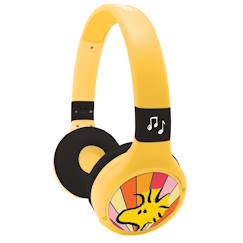 Jouet-Casque 2 en 1 snoopy bluetooth et filaire avec limitation de son