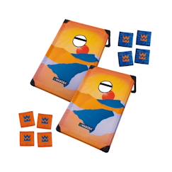 Jouet-Jeux de plein air-Jeux de plage-Tentes anti UV-Cornhole - jeu lancer portable