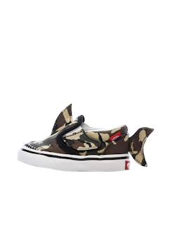 Chaussures-Chaussures garçon 23-38-Baskets pour enfants kaki – confort et adhérence garçon