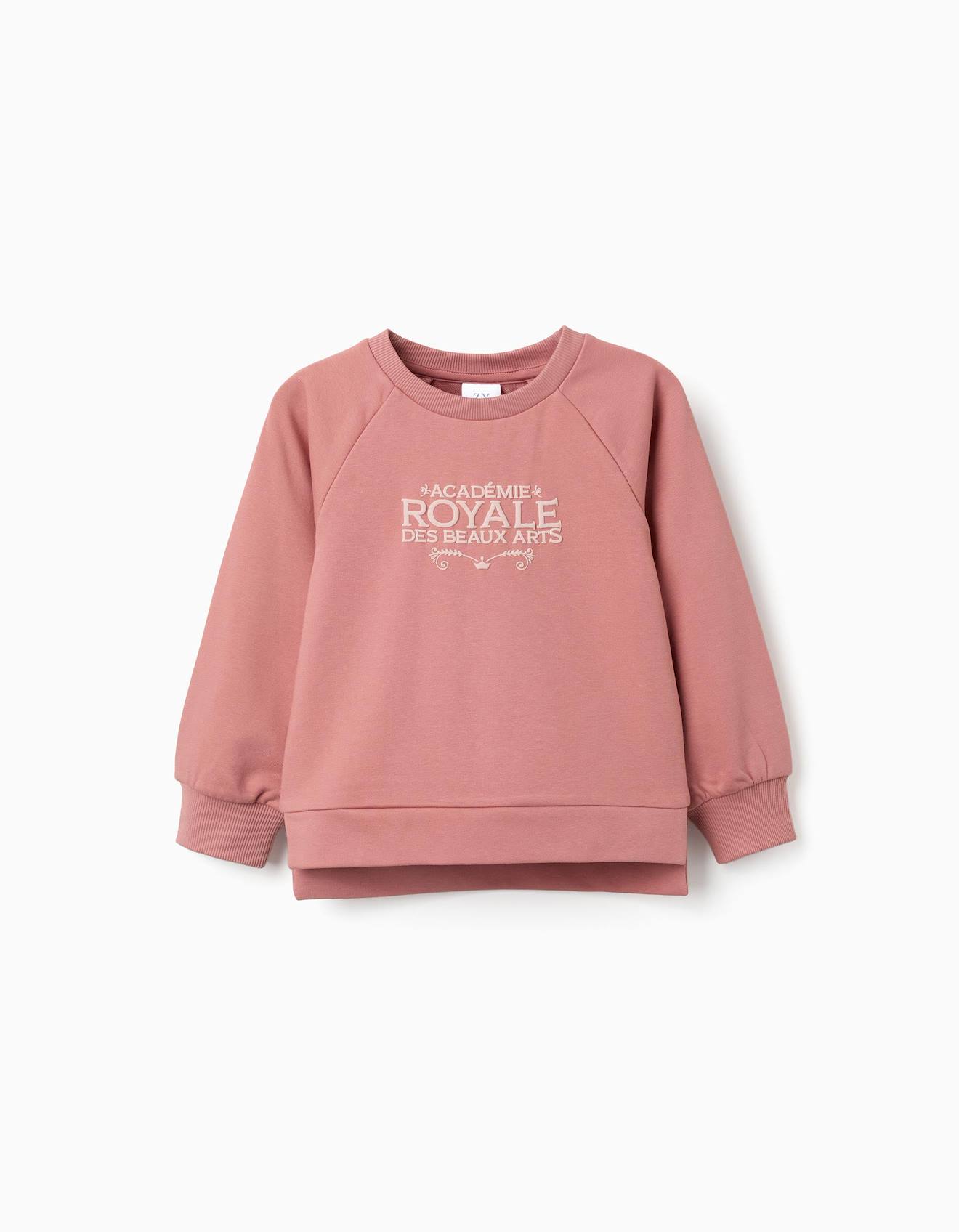 Sweat Avec Imprim En Relief Arts Rose 15 €