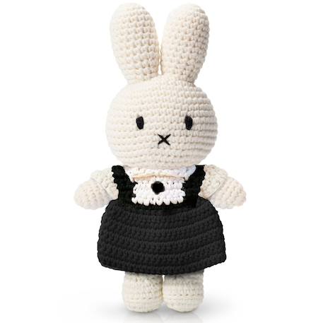 Just Dutch - Peluche Miffy School Edition (25 Cm) Blanc, Noir