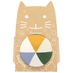 Jouet-Balle en coton moutarde (10 cm)