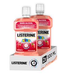 -Lot de 2 bain de bouche enfant : (500 ml x 2) – fraîcheur et protection dentaire - dès 6 ans