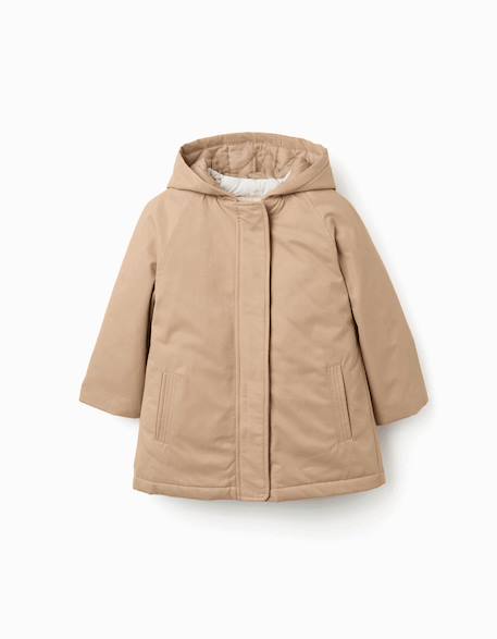 Fille-Parka 3-en-1 rembourrée avec capuche