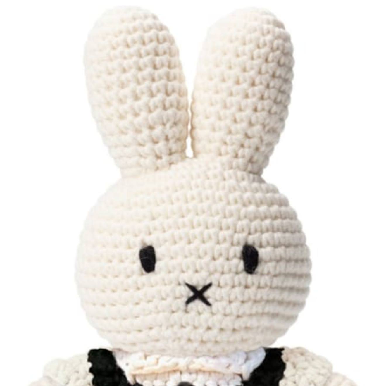 Peluche Miffy School Edition (25 Cm) Blanc, Noir (Just Dutch) - Image 1