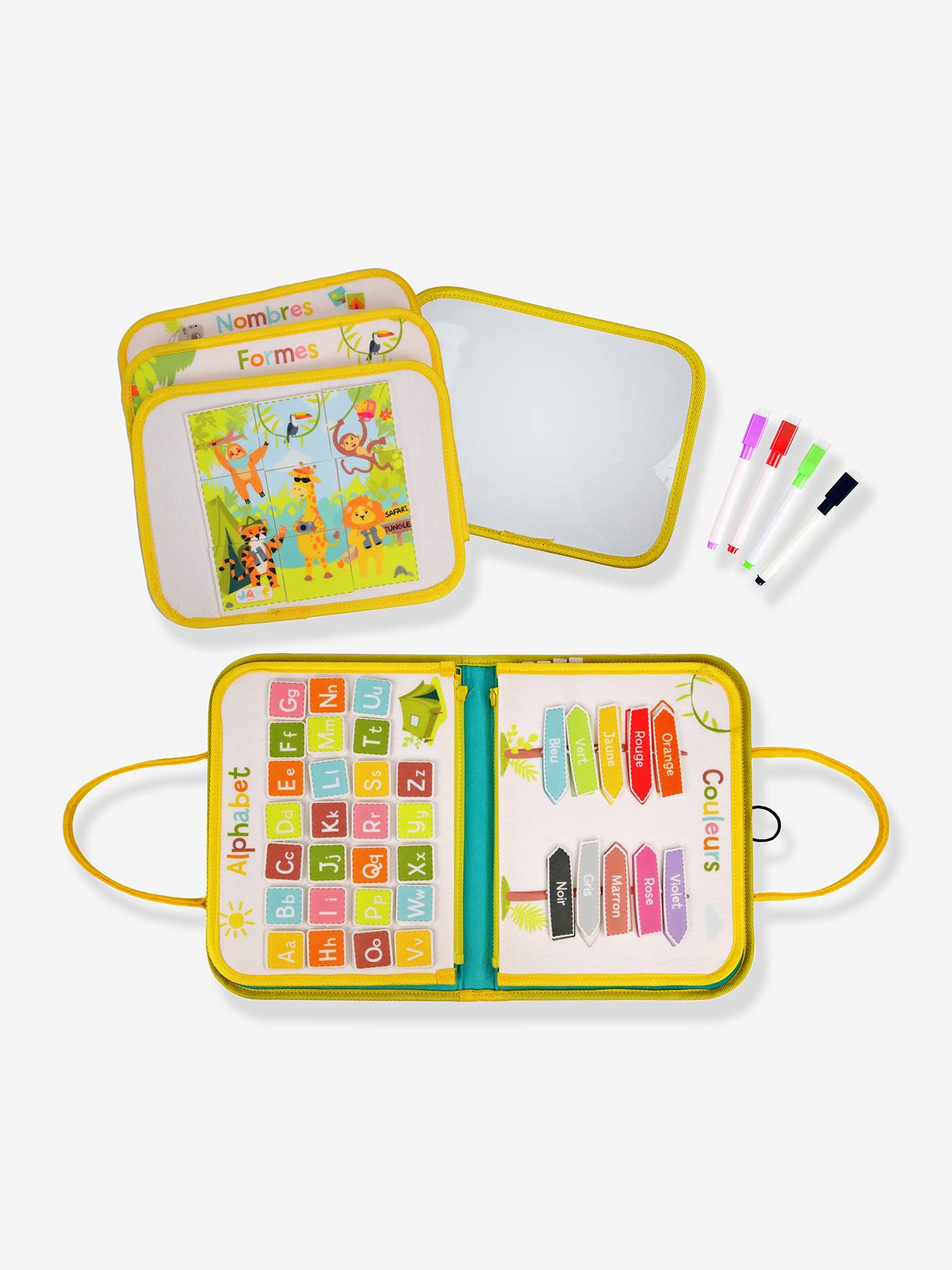 Pochette 7 activités Montessori bleu