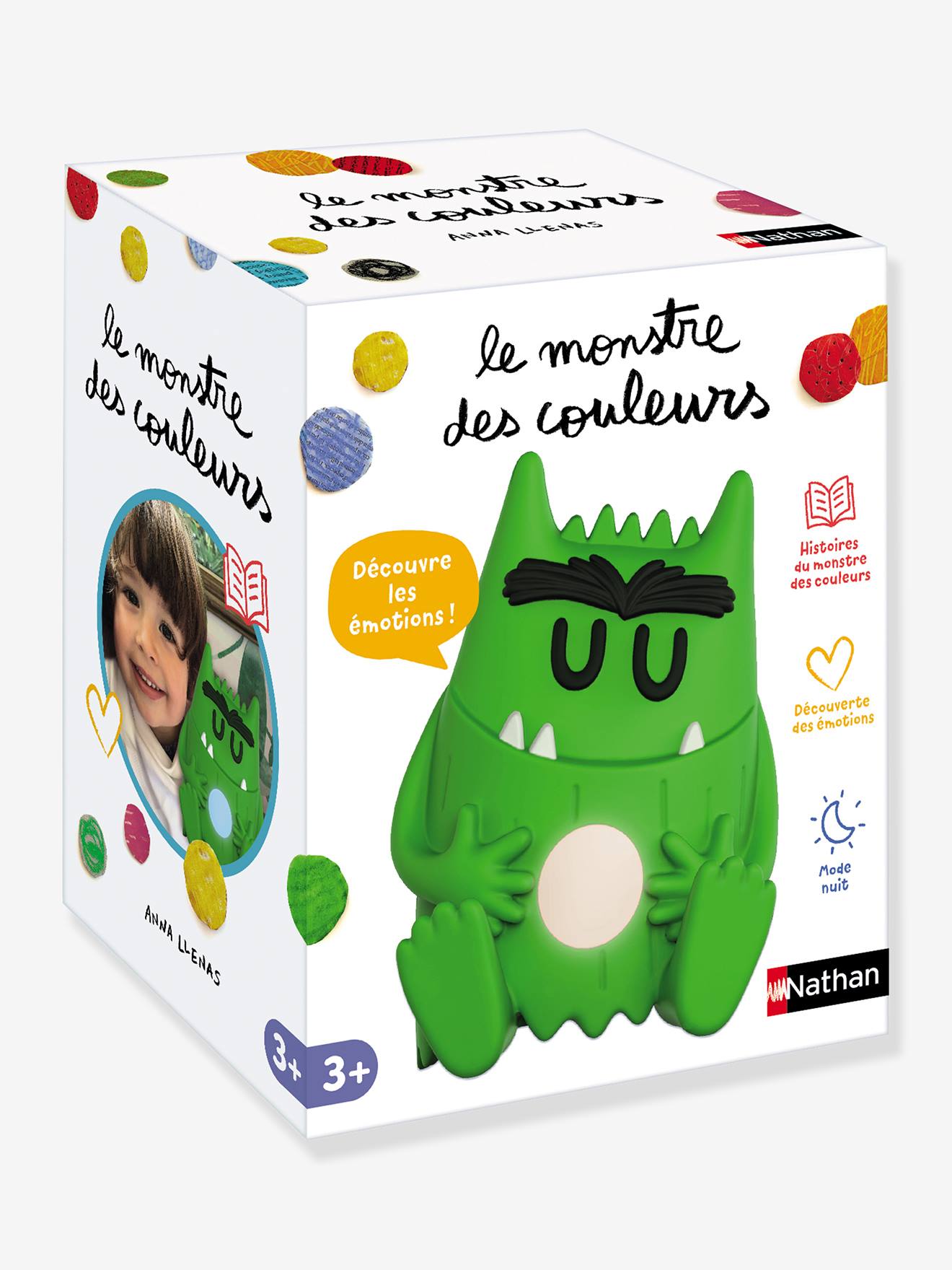 Conteuse Le monstre des émotions vert