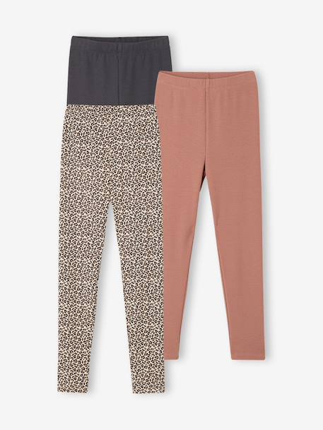 Fille-Pantalon-Lot de 3 leggings fille