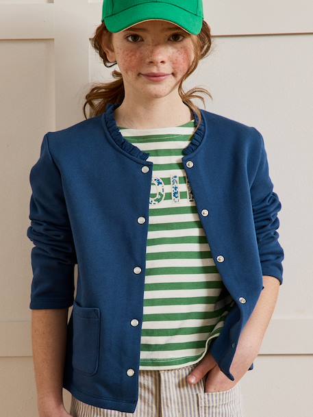 Fille-Gilet fille en molleton - coton biologique