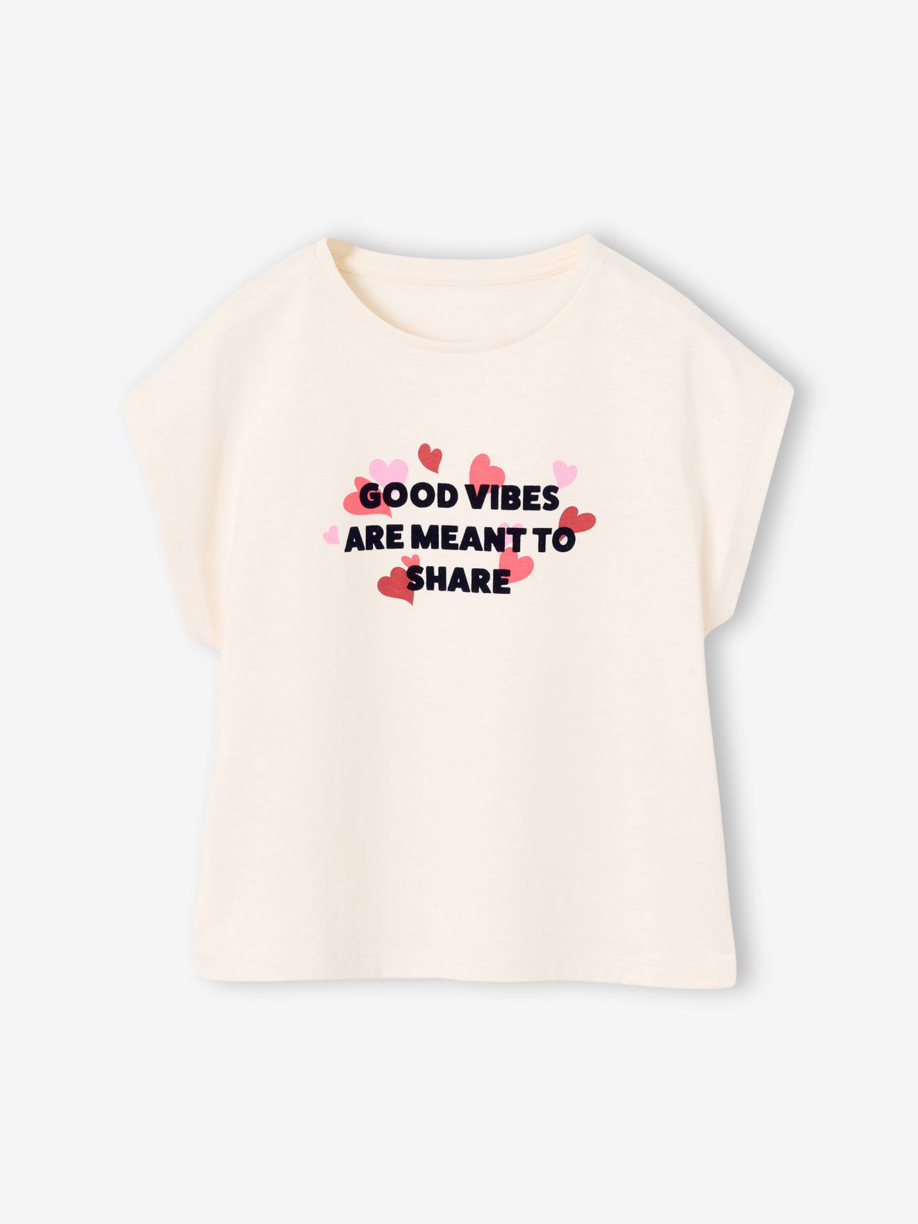 T-shirt manches courtes écru