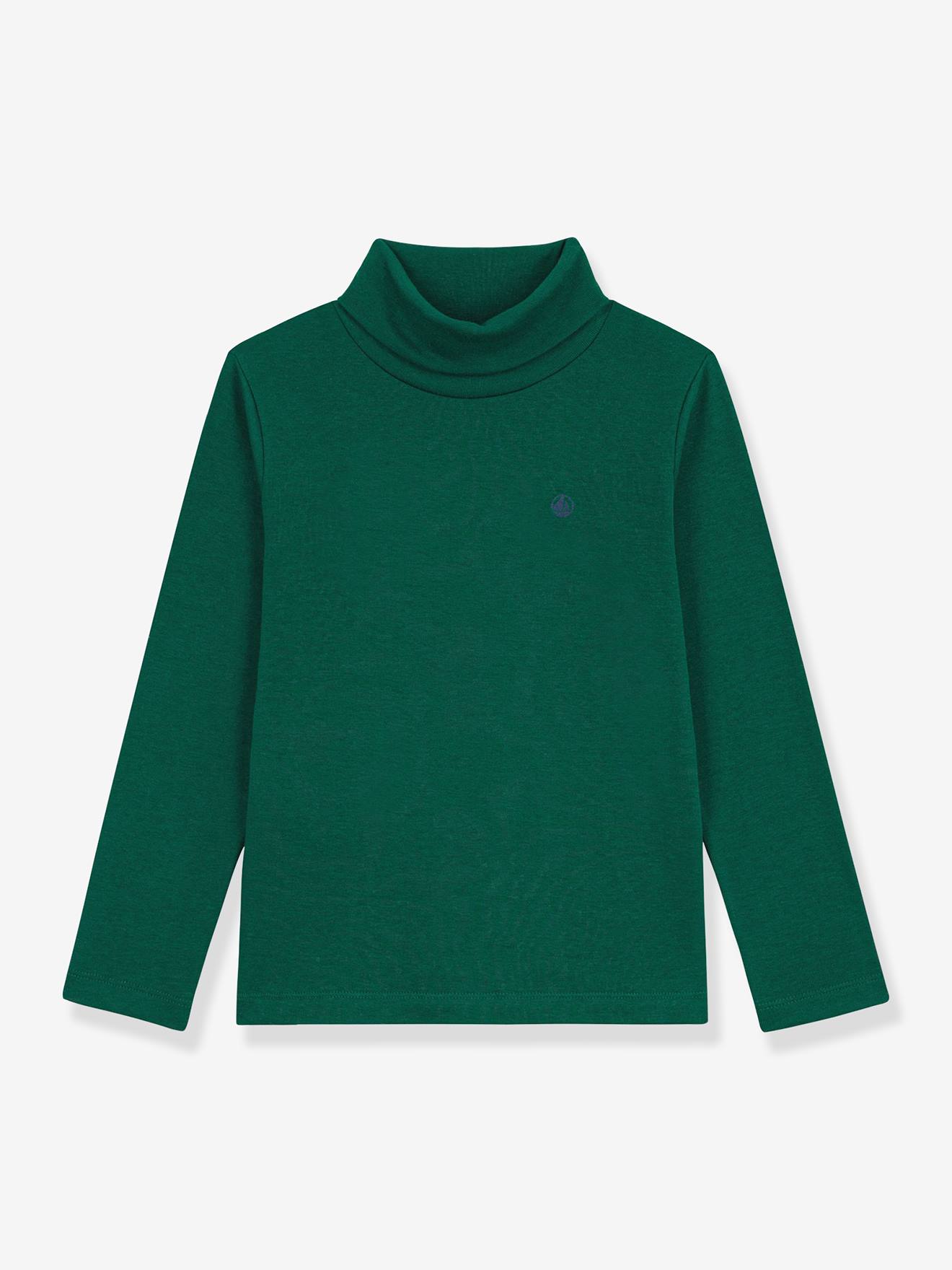 Sous-pull enfant vert sapin