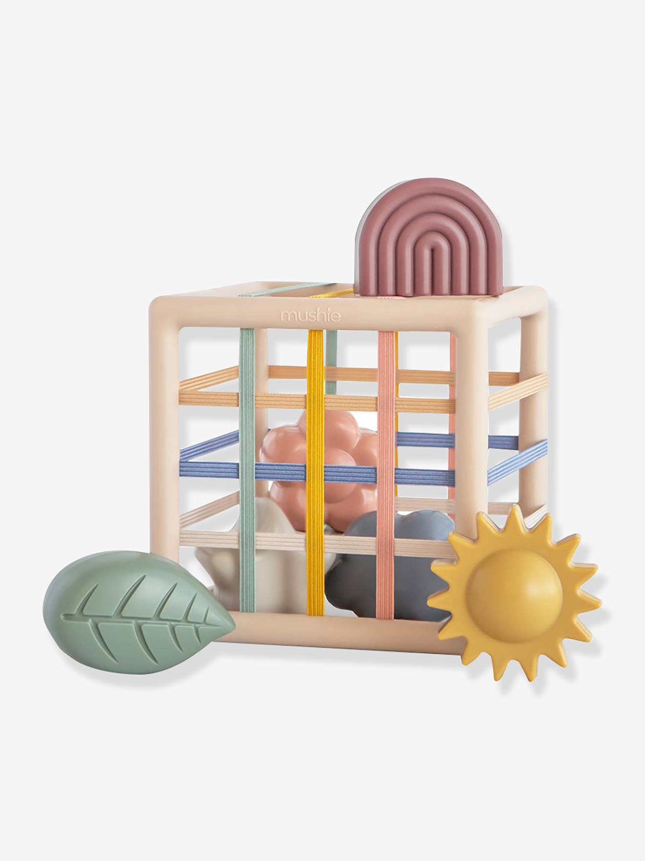 Boite à formes élastique multicolore