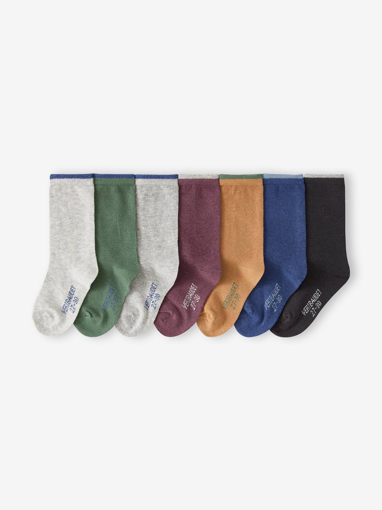 Lot de 7 paires de chaussettes garon beige 10$