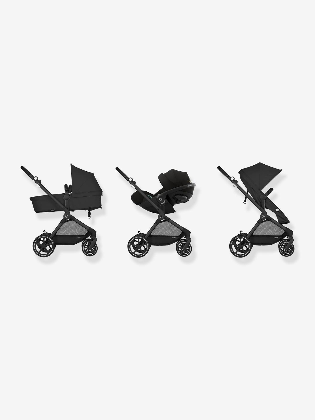 Trio poussette EOS Cloud G noir (Cybex) - Couverture