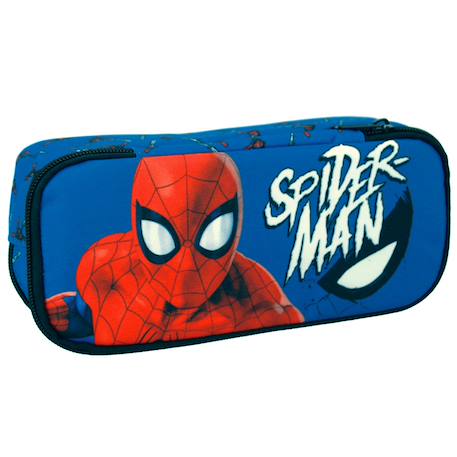 Garçon-Accessoires-Fourniture scolaire-Trousse-Trousse primaire spider-man 23 cm