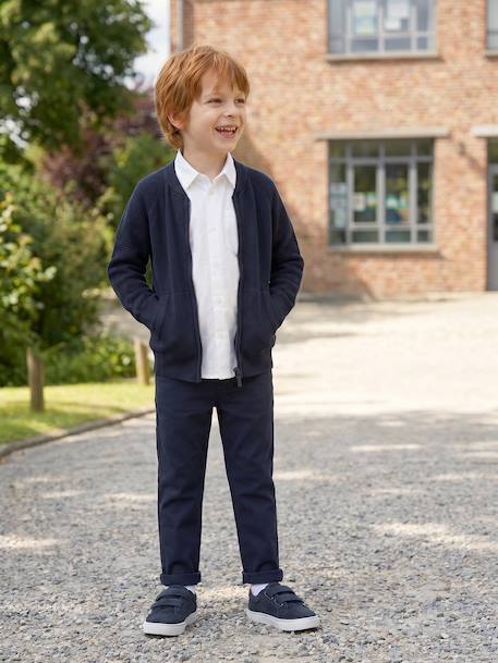 Garçon-Pantalon-Pantalon garçon esprit chino facile à enfiler 