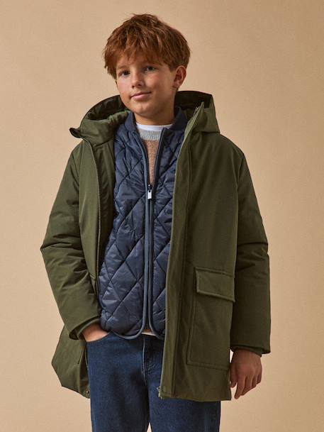 Garçon-Manteau-Blouson, parka-Parka doudoune garçon