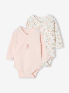 -Lot de 2 bodies naissance manches longues 