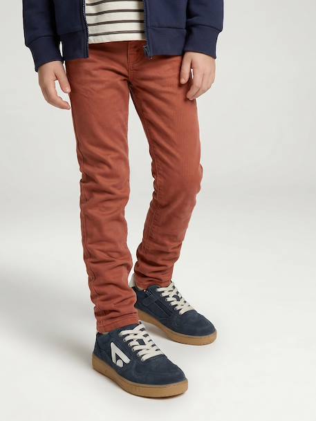 Garçon-Pantalon-Slim garçon couleur morphologique FIN 
